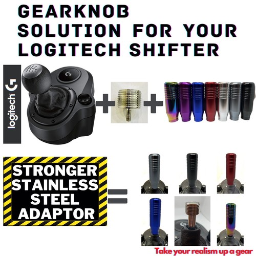 Gear shifter knob adaptor - knob, &
